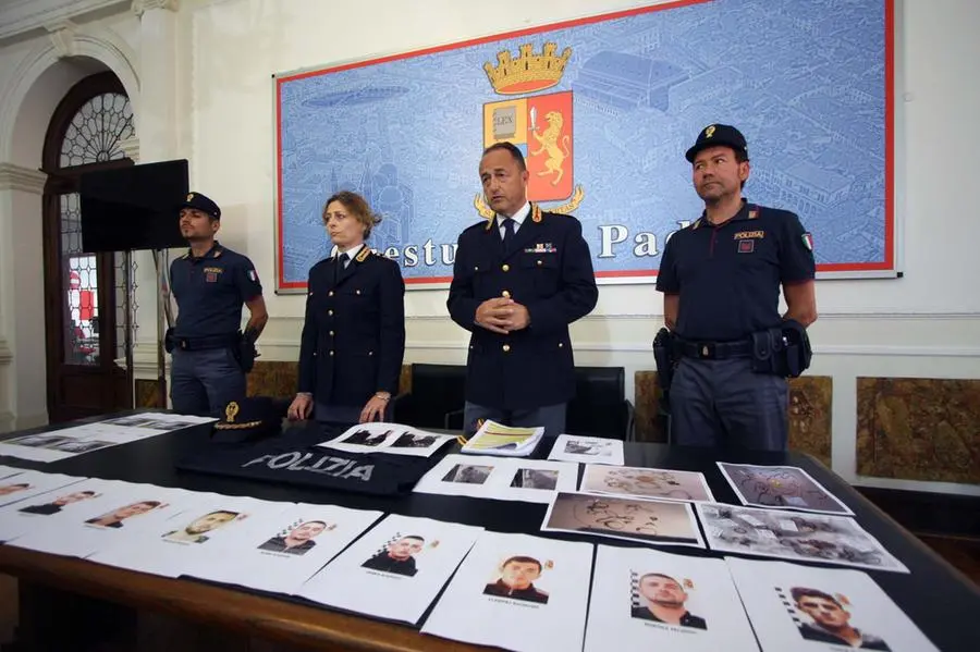 BARON - AGENZIA BIANCHI - PADOVA - CONFERENZA QUESTURA ARRESTO ALBANESI