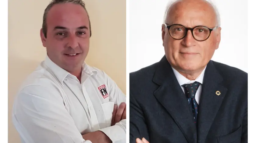 Da sinistra Luca Leardini e Paolo Trentin
