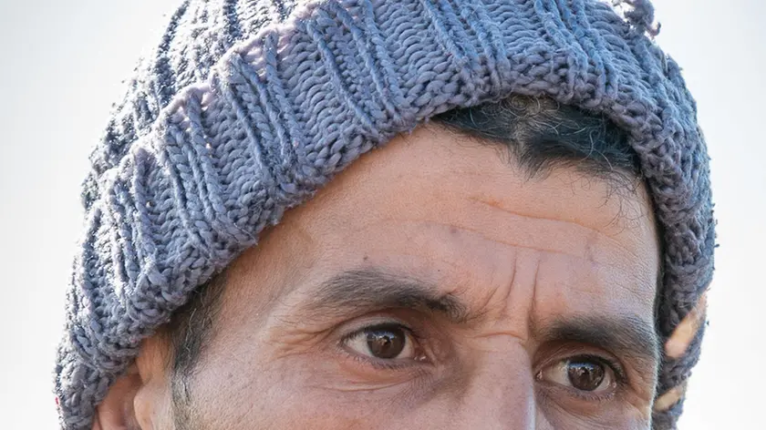 Stanghella (PD), 13 Novembre 2019. Ricerche del corpo di Samira El Attar. Nella foto: il marito di Samira, Mohammed