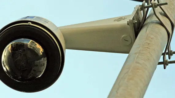 PASSERINI TREVISO NUOVE TELECAMERE INSTALLATE IN CITTA', IN FOTO DI FRONTE AL BESTA agenzia fotografica fotofilm