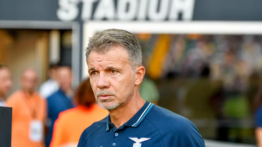 Lazio's Head Coach Marco Baroni prior the italian soccer Serie A match between Udinese Calcio vs SS Lazio at the Bluenergy Stadium in Udine, Italy, 24 August 2024. ANSA/Ettore Griffoni
