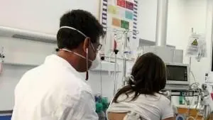 Un medico di famiglia al lavoro
