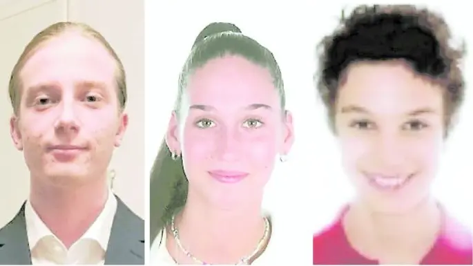 Dario Salgarello dello Scalcerle, Eleonora Andriotto e Tommaso Porro dell’istituto Maria Ausiliatrice