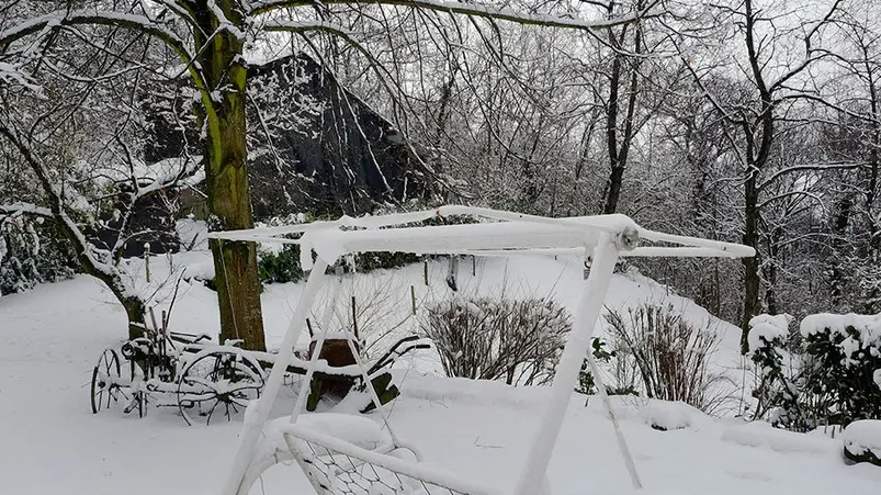 BELLUCO - FOTOPIRAN - TEOLO- NEVICATA CASA BROMBOLINA