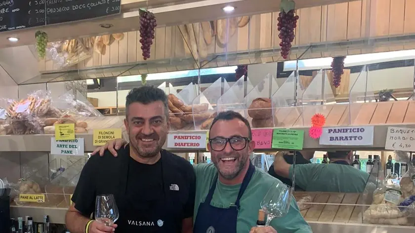 Domenico Induddi e Francesco Silvio Carbonara nel loro nuovo locale