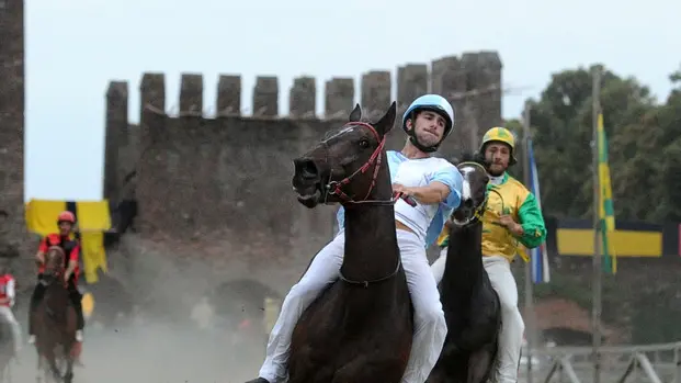 POLETTO Montagnana (PD), 04.09.2016.Palio 10 Comuni.Ph. Zangirolami.Nella foto: la finale e la gioia della contrada di Merlara