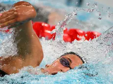 Italian Simona Quadarella competes in the Women's 800m Freestyle final of the Swimming competitions during the Paris 2024 Olympic Games at the Paris La Defense Arena in Paris, France, 03 August 2024. Summer Olympic Games will be held in Paris from 26 July to 11 August 2024. ANSA/ETTORE FERRARI