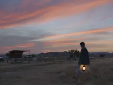 Frances McDormand in the film NOMADLAND. Photo Courtesy of Searchlight Pictures. © 2020 20th Century Studios All Rights Reserved