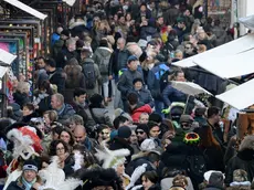 Interpress/M.Tagliapietra Venezia 04.02.2018.- Carnevale. Rialto