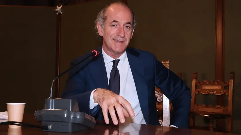 Il presidente del Veneto, Luca Zaia