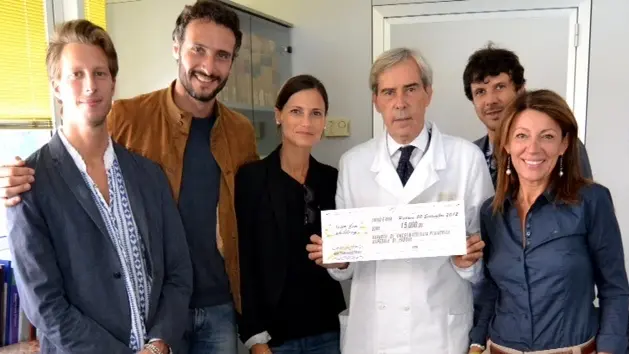 Al centro il professor Giuseppe Basso