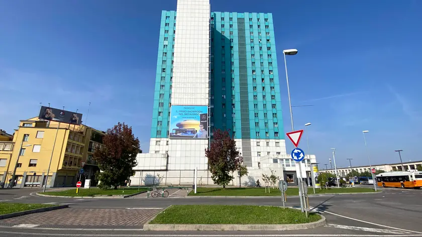 La torre Belvedere in zona stazione a Padova