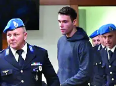 Filippo Turetta al processo che lo ha condannato all'ergastolo per l'uccisione di Giulia Cecchettin