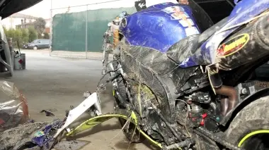 LA MOTO. La potente Yamaha su cui Paolo Canova sabato ha trovato la morte
