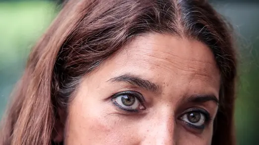 21/08/2018 Roma, Hotel Locarno, nella foto la scrittrice statunitense Jhumpa Lahiri