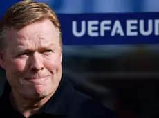 epa11436708 Head coach Ronald Koeman of the Netherlands looks on during the UEFA EURO 2024 group D match between Netherlands and Austria, in Berlin, Germany, 25 June 2024. EPA/CLEMENS BILAN