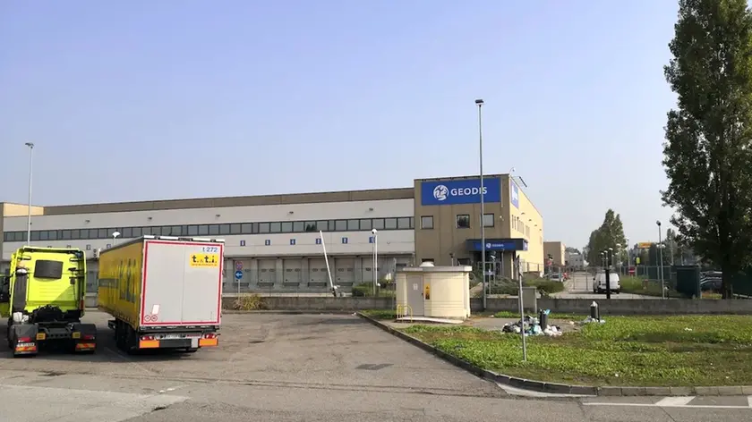 Il sito della Geodis a Villamarzana nel Rodigino
