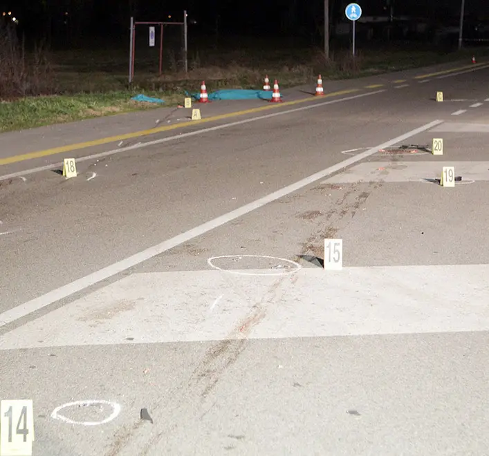 BELLUCO - FOTO PIRAN - PIOVE DI SACCO - INCIDENTE MORTALE TOGNANA