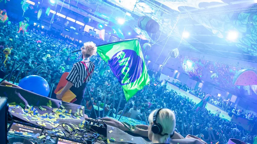 L'edizione dello scorso anno di “Elrow” in Fiera a Padova