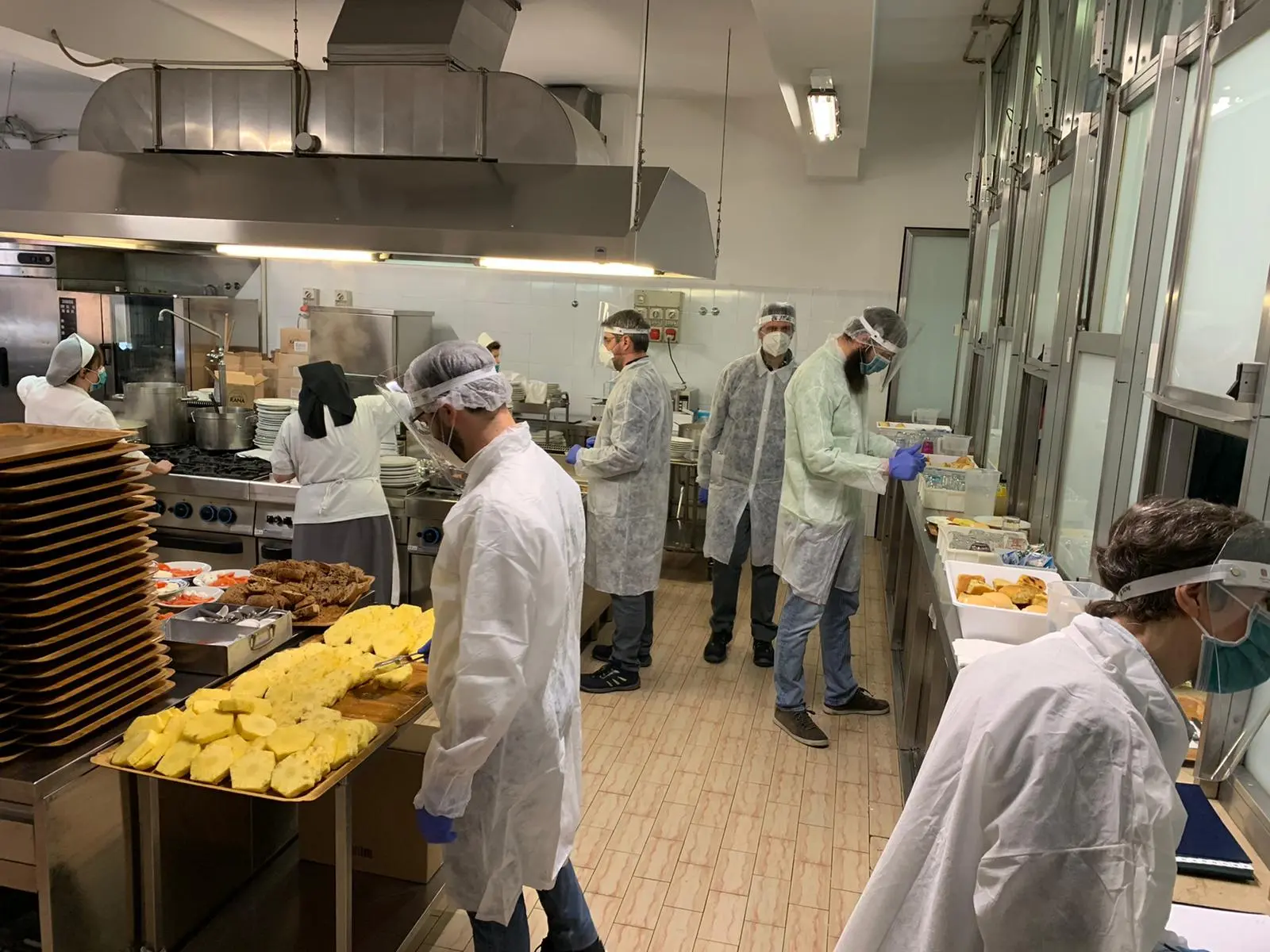 Le Cucine popolari nell'attuale sede di via Tommaseo 12
