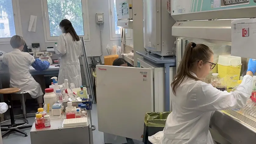 Un laboratorio di analisi dell’Istituto oncologico veneto