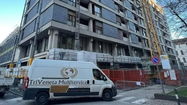 Un mezzo della Triveneta Multiservice