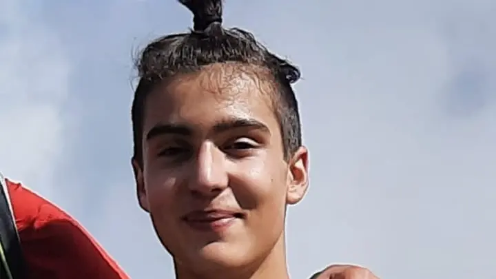 La foto di Matteo Trivellato diffusa dai familiari