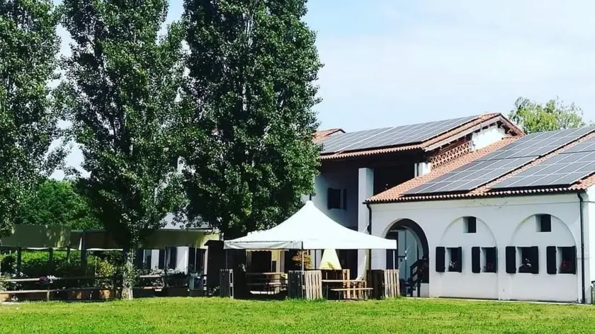 La sede del parco etnografico con il ristorante a Rubano