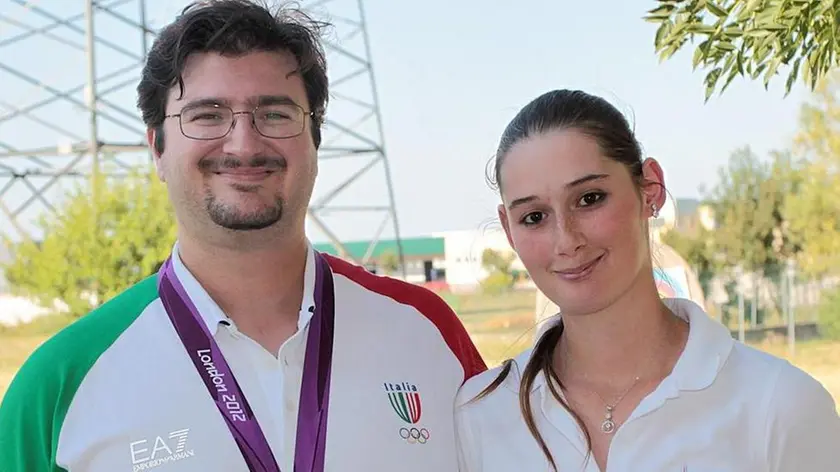 ROCCATO.INTERVISTA MARCO GALIAZZO PONTE SAN NICOLO'.Marco con la fidanzata Gloria