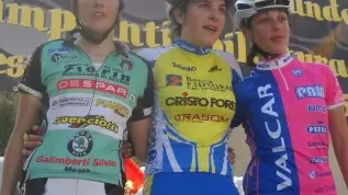 MEMORIAL TROVO’, IL PODIO. Da sinistra Maria Confalonieri, Stella Tomasini e Corinna Defilè