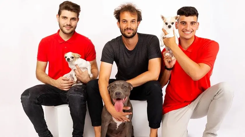 Da sinistra Leonardo Colturato, Alberto Alfonso e Lorenzo Tecchio
