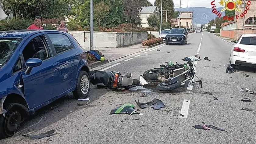 L'incidente a Rossano Vicentino, gravissimo un ventiquattrenne di Cittadella