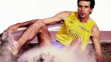 GIOVANNI EVANGELISTA. Il campione di salto in un Meeting padovano