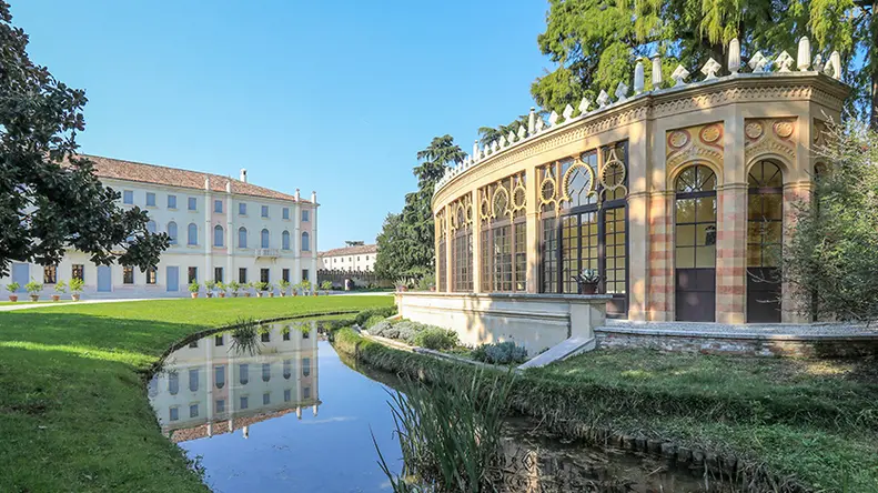 Agostini Castelfranco villa Bolasco visita del parco vincitore del premio Parco Più Bello d'Italia