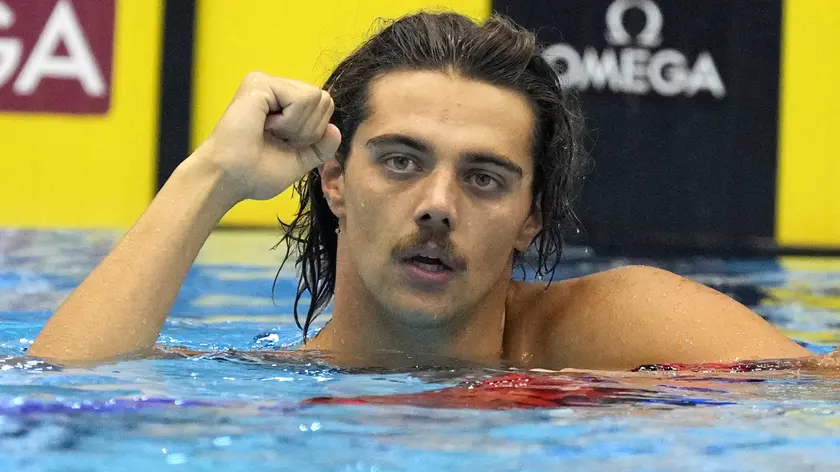 Il campione di nuoto vicentino Thomas Ceccon