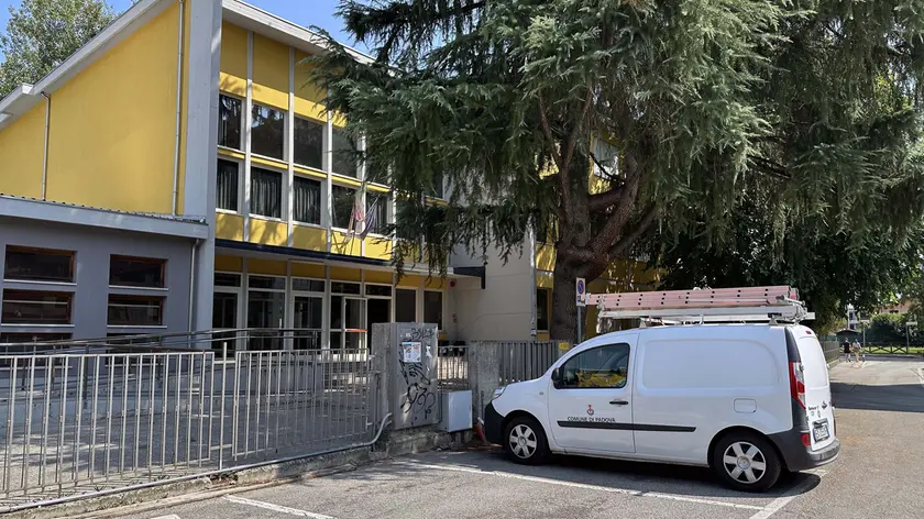 La palestra della scuola Falconetto a Forcellini