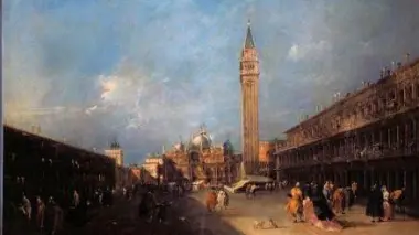 Francesco Guardi, Piazza San Marco (olio su tela - 1760)
