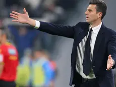 Juventus coach Thiago Motta gesture during the italian Serie A soccer match Juventus FC vs Parma Calcio at the Allianz Stadium in Turin, Italy, 30 october 2024 ANSA/ALESSANDRO DI MARCO