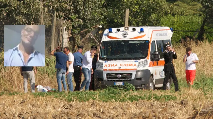 CESARO - AG.ZANGIROLAMI - 29/07/2015 - OMICIDIO DI MAURO GUERRA NELLA FOTO: RECUPERO DELLA SALMA PH ZANGIROLAMI