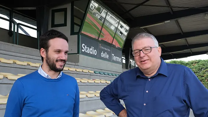 POLETTO - FOTOPIRAN - ABANO - NUOVA PISTA ATLETICA STADIO DELLE TERME MONTEORTONE assessori POZZA e BANO