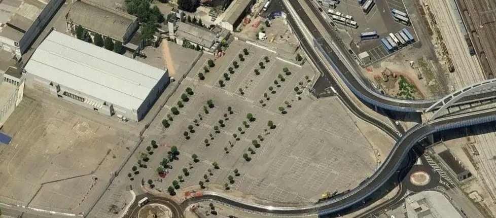 Il parcheggio nord della Fiera, in gestione ad Aps Parcheggi