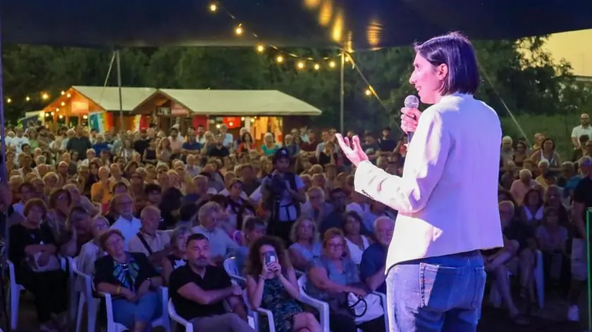 Elly Schlein alla Festa dell'Unità 2023