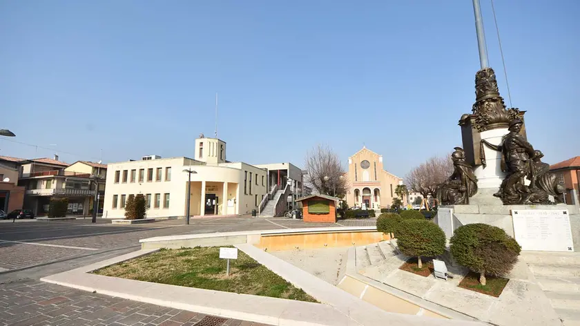 Piazza Garibaldi a Eraclea