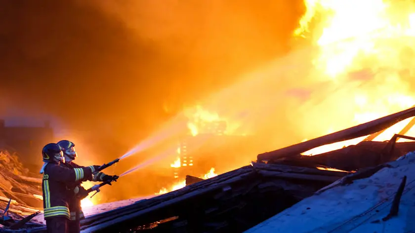 POLETTO-FOTO PIRAN- CITTADELLA-INCENDIO DITTA