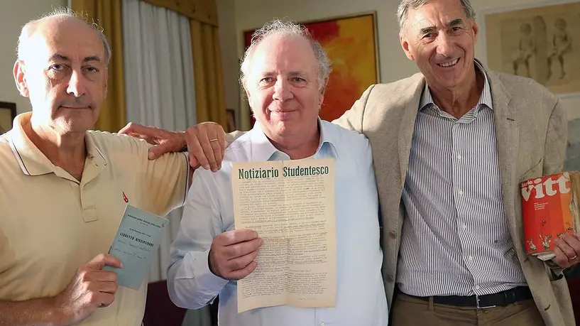 TOSATTO - AGENZIA BIANCHI - PADOVA - INCONTRO EX STUDENTI TITO LIVIO. FRANCESCO AMBROSIO OTELLO BASEGGIO E CRIVELLARI