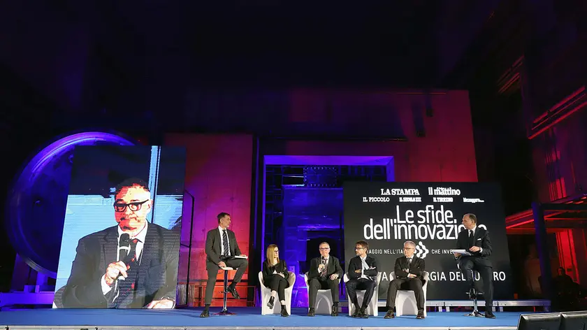 MARIAN - AGENZIA BIANCHI - PADOVA - TAVOLA ROTONDA. DA SIN: ANTONELLA CANDIOTTO, MASSIMO CANDUCCI, FRANCESCO NALINI, RENZO SIMONATO