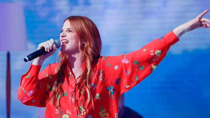 28/04/2019 Milano, trasmissione televisiva Quelli che il calcio, nella foto Chiara Galiazzo