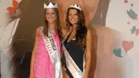Silvia Battisti, Miss Italia e Miss Veneto nel 2007, con Maria Elena Monego