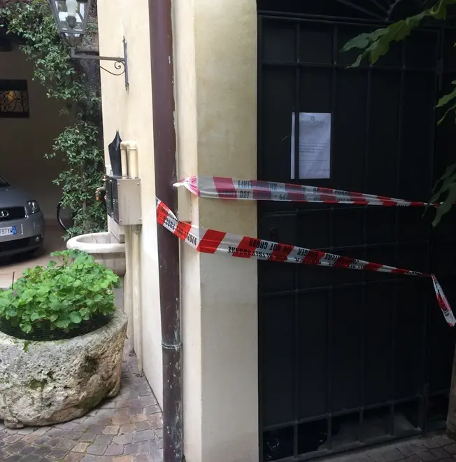 La caldaia esterna messa sotto sequestro