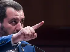 Il ministro dell'Interno e vicepremier Matteo Salvini durante la seconda Assemblea Generale ALIS (Associazione Logistica Intermodalità Sostenibile) , presso l'Auditorium Parco della Musica, Roma, 20 novembre 2018. ANSA/ANGELO CARCONI